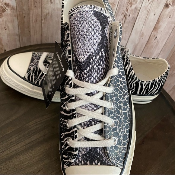 Converse‎ CTAS 70 Ox Black Egret Suede Canvas Low Sneakers Size 12 Men - Picture 9 of 10